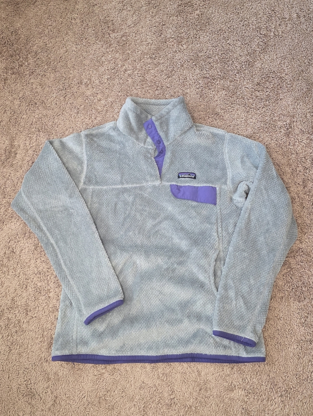 Women's Patagonia Snap T Polar Tech Pullover Fleece Size Medium